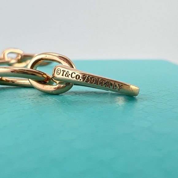 Tiffany & Co. 18k Rose Gold Clasping Ends Link Bracelet Retired 💕 - Picture 3 of 5